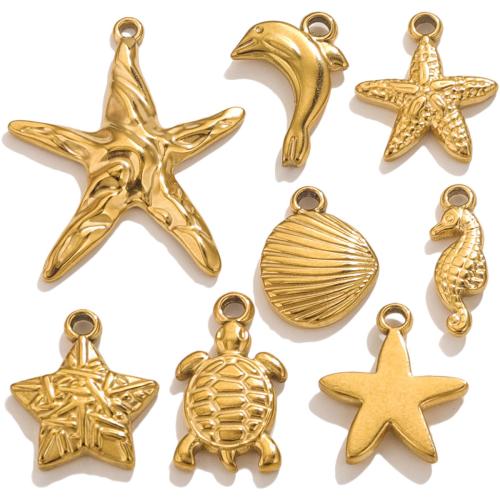 Stainless Steel Pendants, 304 Stainless Steel, DIY & different styles for choice, more colors for choice, 5PCs/Bag, Sold By Bag