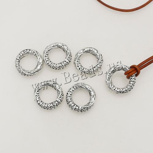 Tibetan Style Linking Ring, silver color plated, DIY, nickel, lead & cadmium free, 19x5mm, Inner Diameter:Approx 11mm, Approx 200PCs/Bag, Sold By Bag