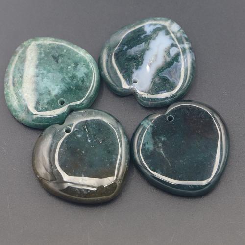 Gemstone Pendants Jewelry, Heart, DIY, 40x40x9mm, Sold By PC