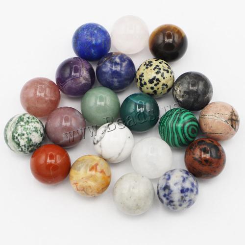 Бусины из поделочных камней, Природный камень, Круглая, DIY & различные материалы для выбора & нет отверстия, Много цветов для выбора, 20mm, продается PC