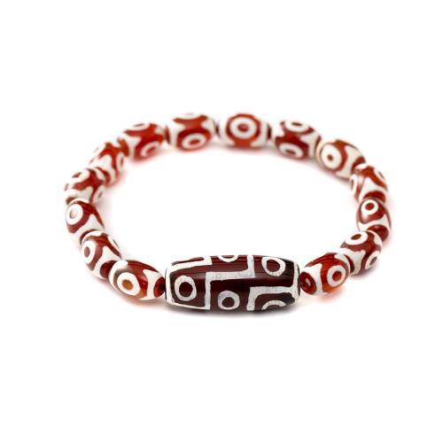 Bracelet de bijou en agate , fait à la main, unisexe & styles différents pour le choix, plus de couleurs à choisir, Vendu par PC
