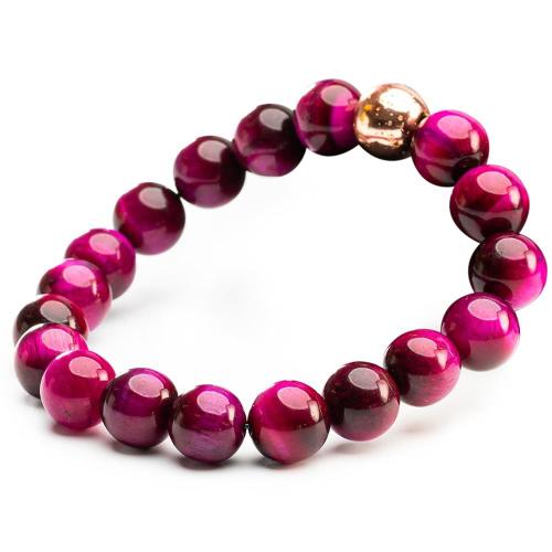 Gemstone Bracelets Zinc Alloy with Natural Stone handmade & Unisex Sold By PC