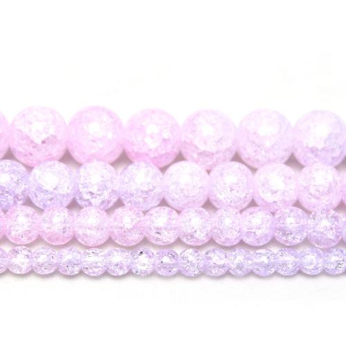 Round Crystal Beads, polished, gradient color & DIY & different size for choice, Sold By Strand