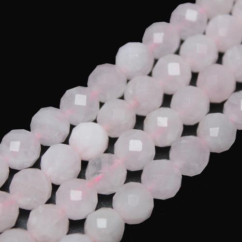 Natural Rose Quartz Beads Round polished DIY & faceted Grade AAAAA Sold By Strand