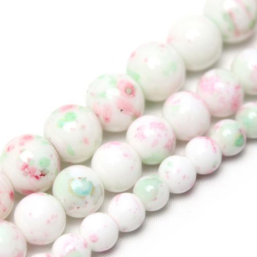 Round Crystal Beads, polished, DIY & different size for choice, multi-colored, Sold By Strand