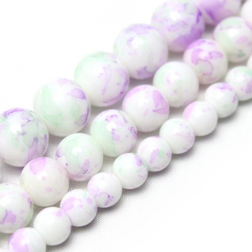 Round Crystal Beads, polished, DIY & different size for choice, Sold By Strand