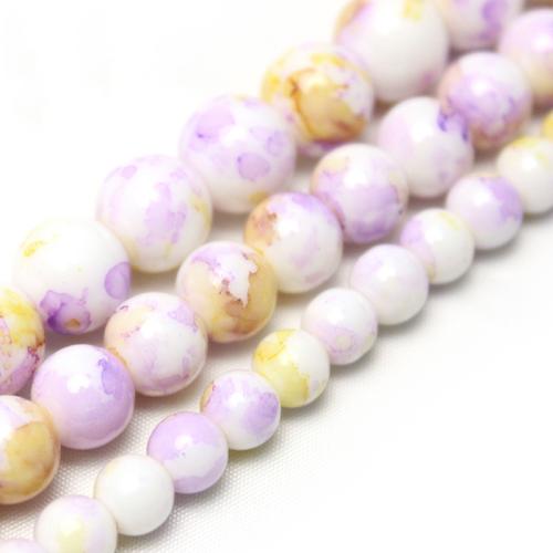 Round Crystal Beads, polished, DIY & different size for choice, Sold By Strand