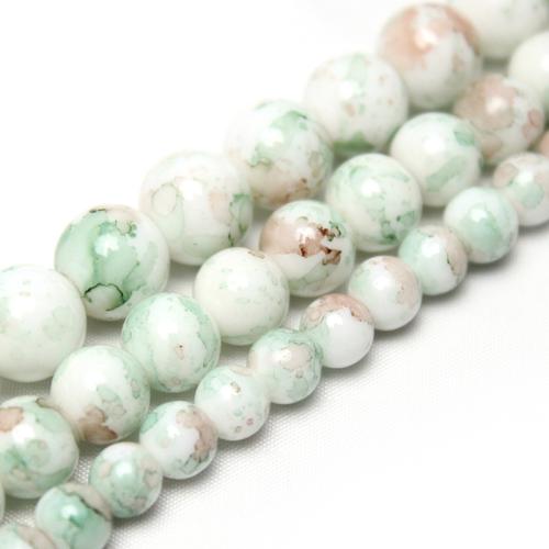 Round Crystal Beads, polished, DIY & different size for choice, green, Sold By Strand