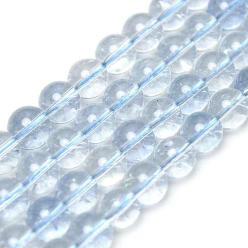 Round Crystal Beads polished DIY & crackle 8mm Approx Sold By Strand