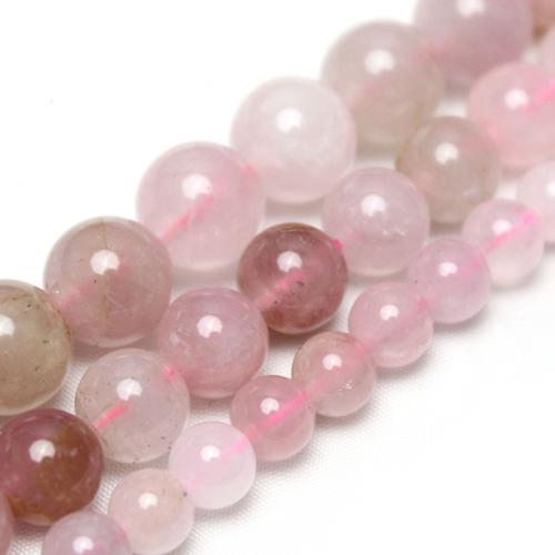 Natural Rose Quartz Beads Round polished DIY Grade AAAAA Sold By Strand