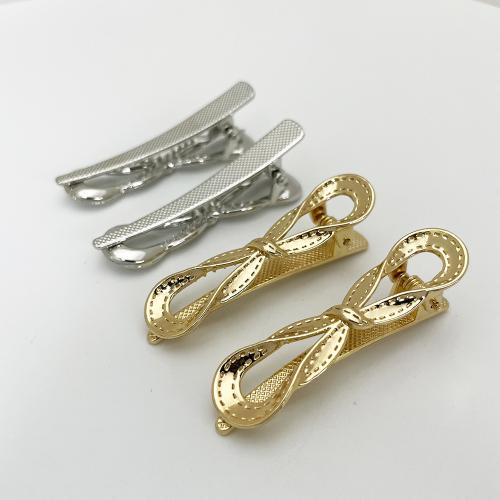 Alligator Hair Clip, Tibetan Style, for woman, more colors for choice, Sold By PC