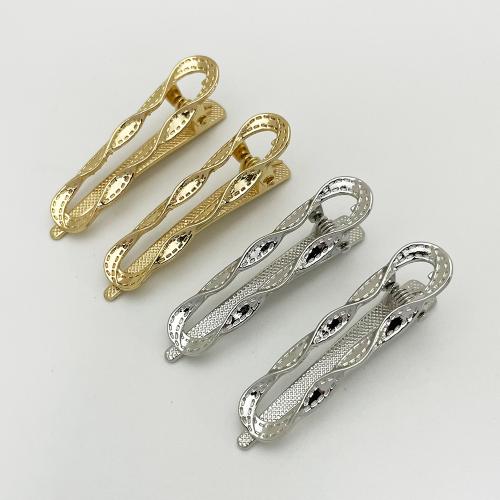 Alligator Hair Clip Zinc Alloy for woman Sold By Pair