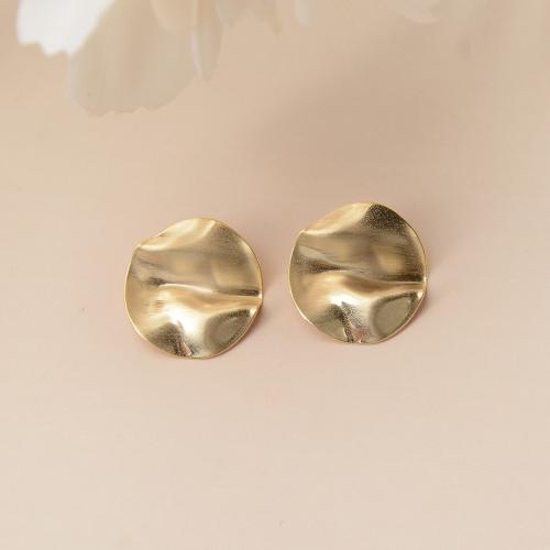 Brass Stud Earring, fashion jewelry & for woman, 30x20mm, Sold By Pair