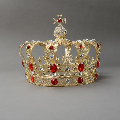 Tiara's, Zinc Alloy, voor de mens & met strass, 160x130mm, Verkocht door PC