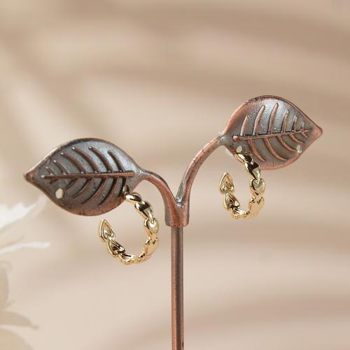 Brass Stud Earring fashion jewelry & for woman Sold By Pair