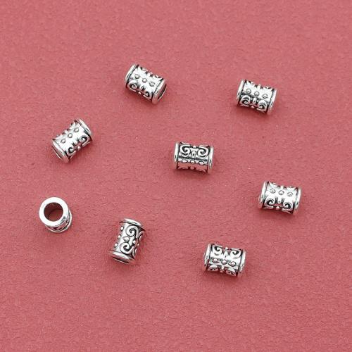 Zinc Alloy Spacer Beads silver color plated DIY nickel lead & cadmium free Approx 4mm Approx Sold By Bag