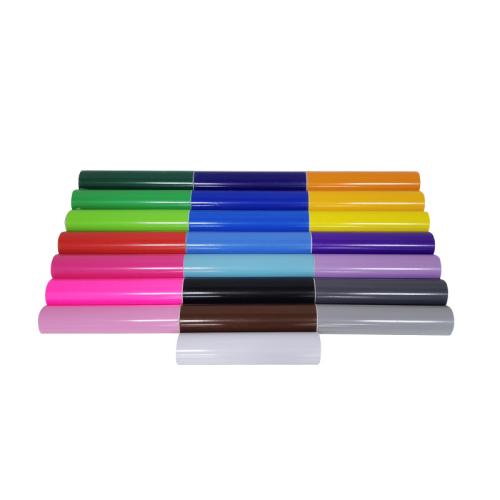 Πλαστικό PVC Αυτοκόλλητο Χαρτί, με Αυτοκόλλητα + αυτοκόλλητο & Χαρτί, κόλλα & DIY, περισσότερα χρώματα για την επιλογή, 610mm, 50m/spool, Sold Με spool