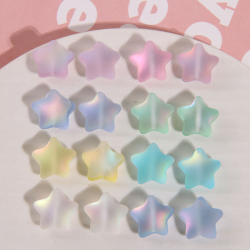 Resin Bead, Stjerne, du kan DIY, flere farver til valg, 16x13mm, Solgt af PC