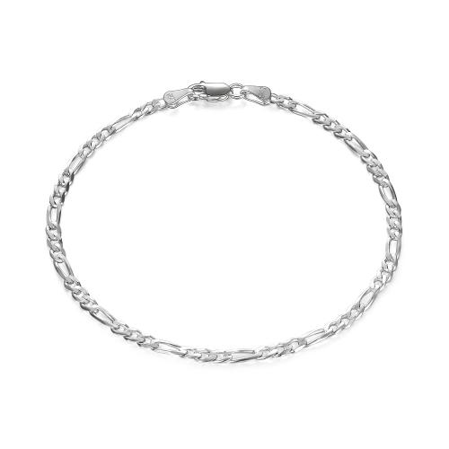 Sterling Silber Armbänder, 925 Sterling Silber, verschiedene Größen vorhanden & für Frau, Platin Farbe, verkauft von PC