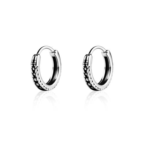 Cruach dhosmálta Lever Back Earring, 304 Cruach dhosmálta, unisex, dath bunaidh, 14x15mm, Díolta De réir PC