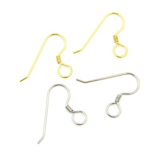 Stainless Steel Hook Earwire, 304 Stainless Steel, Vacuum Ion Plating, DIY & for woman, more colors for choice, Sold By PC