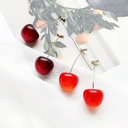 Zinc Alloy Drop Earrings with Plastic fashion jewelry & for woman Sold By Pair