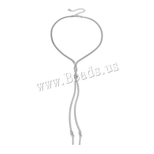 Collana in ottone, with 7cm extender chain, gioielli di moda & stili diversi per la scelta & per la donna, nessuno, Lunghezza Appross. 41 cm, Venduto da PC