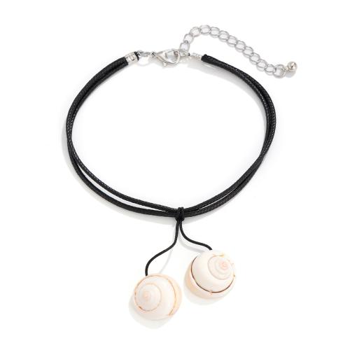 Shell Jewelry Sets, with Wax Cord, fashion jewelry & different styles for choice & for woman, Sold By PC