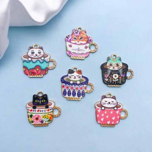 Zinc Alloy Enamel Pendants DIY Sold By PC