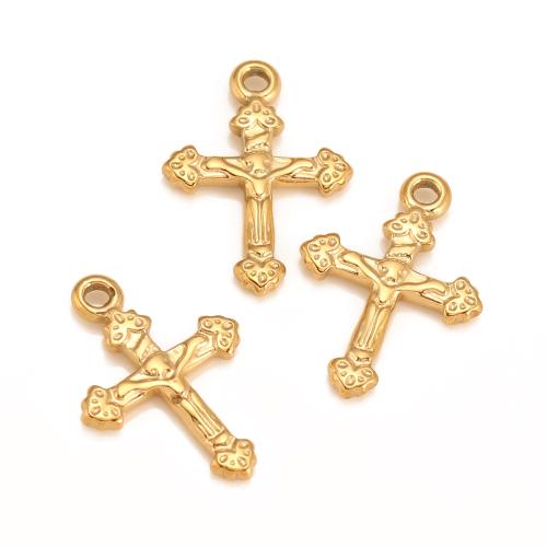 Stainless Steel Cross Pendants, 304 Stainless Steel, plated, DIY, more colors for choice, Sold By PC