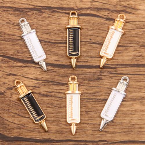 Zinc Alloy Enamel Pendants gold color plated DIY nickel lead & cadmium free Sold By Bag