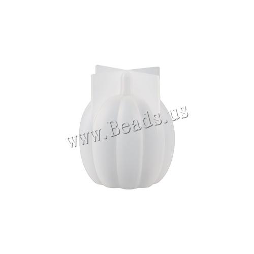 Conjunto de moldes epóxi DIY, silicone, Abóbora, branco, vendido por PC