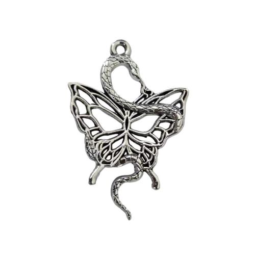 Zinc Alloy Animal Pendants antique silver color plated DIY Sold By Lot