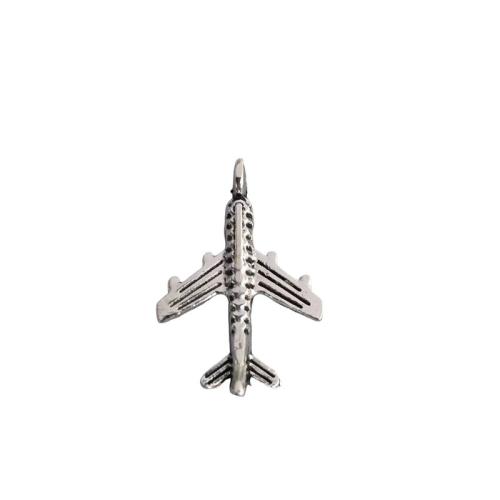 Vehicle Shaped Tibetan Style Pendants, Airplane, plated, DIY, original color, 100PCs/Lot, Sold By Lot