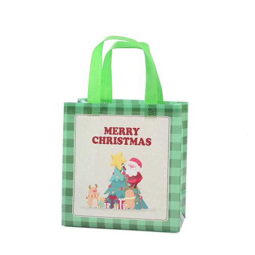 Non-woven Fabrics Christmas Gift Bag, printing, different size for choice & different designs for choice, Sold By PC