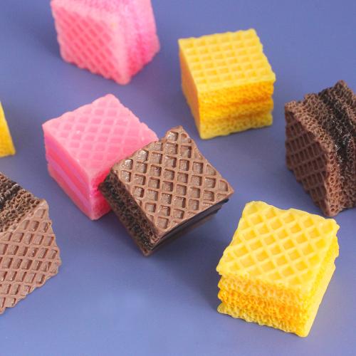 Mobile Phone DIY Decoration, Resin, Biscuit, epoxy gel, more colors for choice, 19x20mm, 10PCs/Bag, Sold By Bag