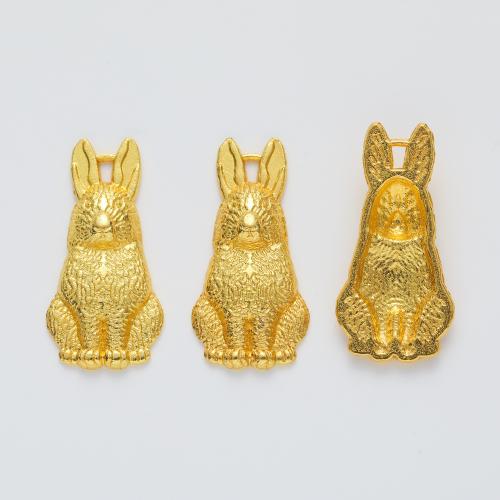 Zinc Alloy Animal Pendants Rabbit DIY Sold By PC