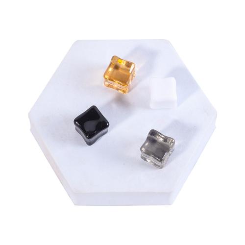 Fashion Decoration Acrylic Square DIY mixed colors 18mm Approx Sold By PC