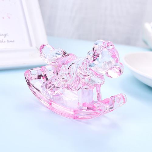 Fashion Decoration Acrylic rocking horse for home and office Sold By PC