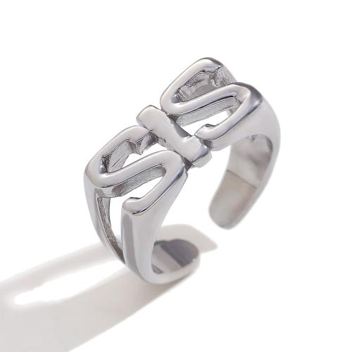 Titantium Steel finger ring, Titan Stål, plated, mode smycken, fler färger för val, Säljs av PC