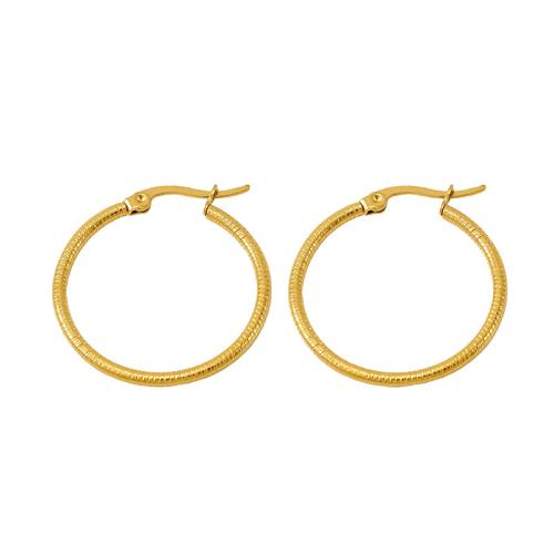 Stainless Steel Lever Back Earring, 304 Stainless Steel, 18K gold plated, fashion jewelry & for woman, Sold By Pair