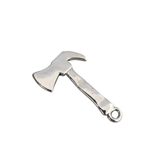 Μενταγιόν Zinc Alloy Tool, Κράμα ψευδάργυρου, Axe, αντίκες χρώμα επάργυρα, DIY, αρχικό χρώμα, 100PCs/Παρτίδα, Sold Με Παρτίδα