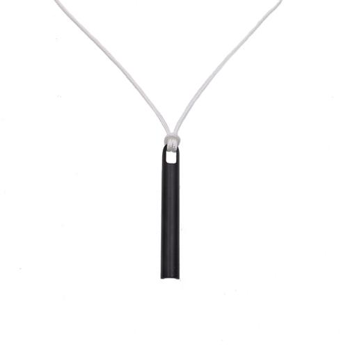 304 Stainless Steel Necklace, with Polyester Cord, plated, fashion jewelry & Unisex, more colors for choice, Length:Approx 16-20 Inch, Sold By PC