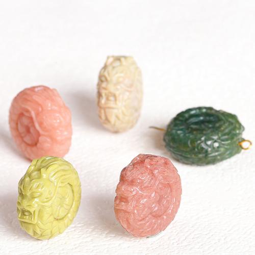 Agate Beads, Alexa Agate, Carved, DIY & different styles for choice, Random Color, Sold By PC