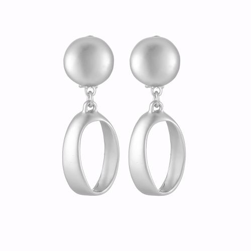 Lo zinco in lega Stud Earring, lega in zinco, gioielli di moda & per la donna & cavo, nessuno, 24mm, 2Pairspaio/borsa, Venduto da borsa