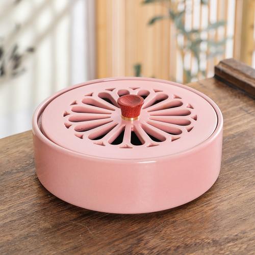 Porcelain Incense Burner, for home and office & durable & multifunctional, more colors for choice, 153x66mm, Sold By PC