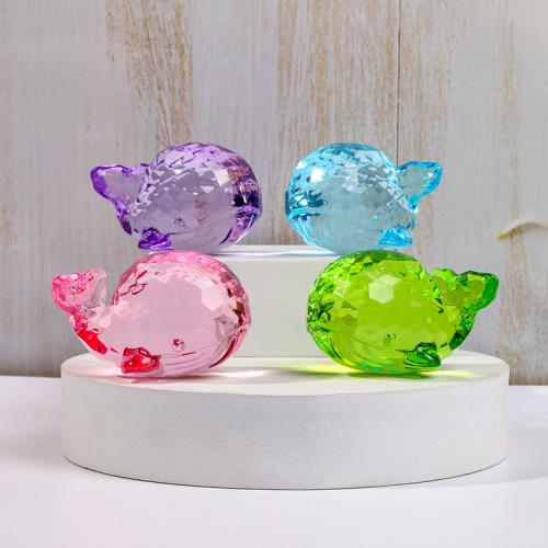 Fashion Decoration Acrylic Whale injection moulding for home and office Random Color Sold By PC