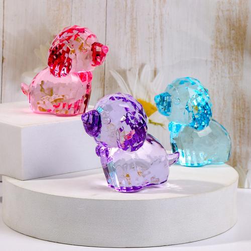 Fashion Decoration Acrylic Dog injection moulding for home and office Random Color Sold By PC