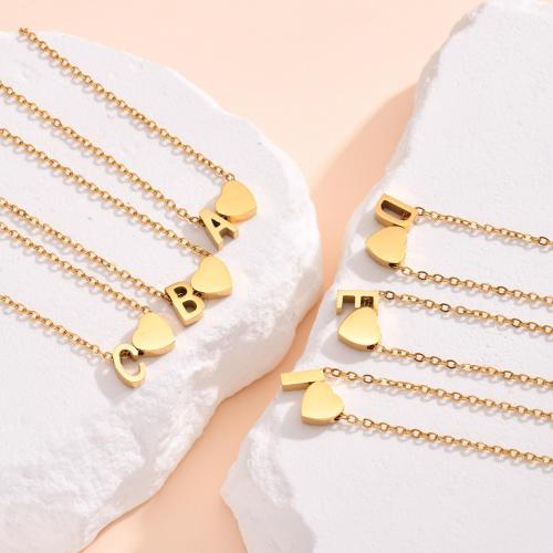 Stainless Steel Jewelry Necklace, 304 Stainless Steel, gold color plated, fashion jewelry & different styles for choice & for woman, Length:17.6-19.5 Inch, Sold By PC