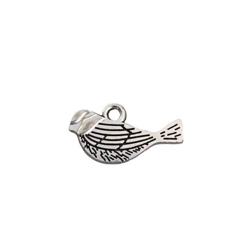 Pendentifs en alliage de zinc, Plaqué de couleur d'argent, DIY, couleur originale, 100PC/lot, Vendu par lot